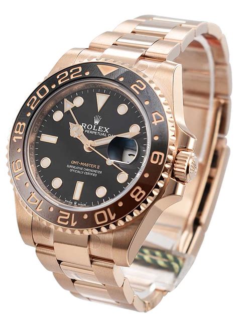 rolex gmt master rose gold.